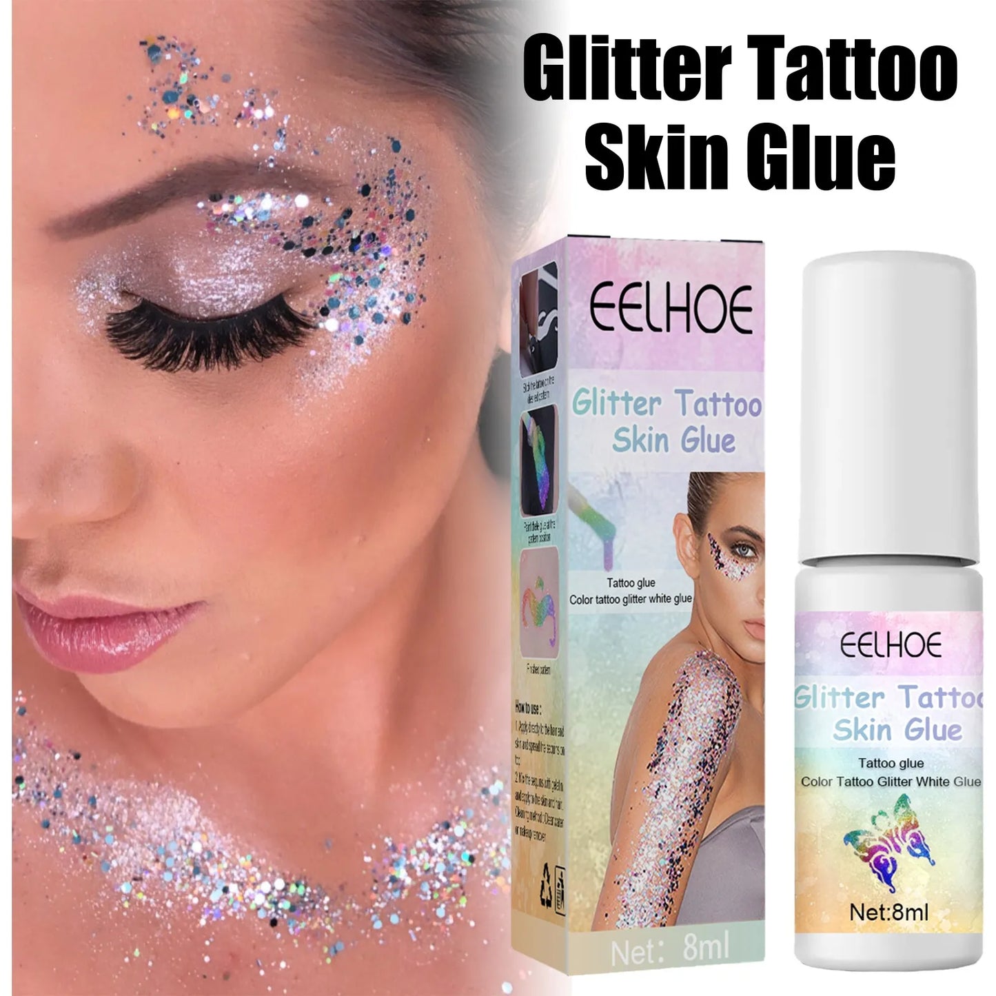 Body And Facial Washable Glue